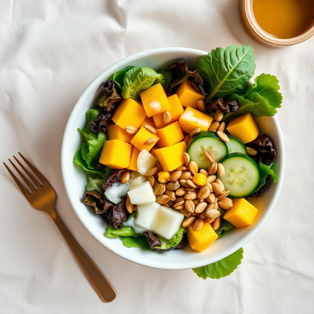 Mango Crunch Breakfast Salad