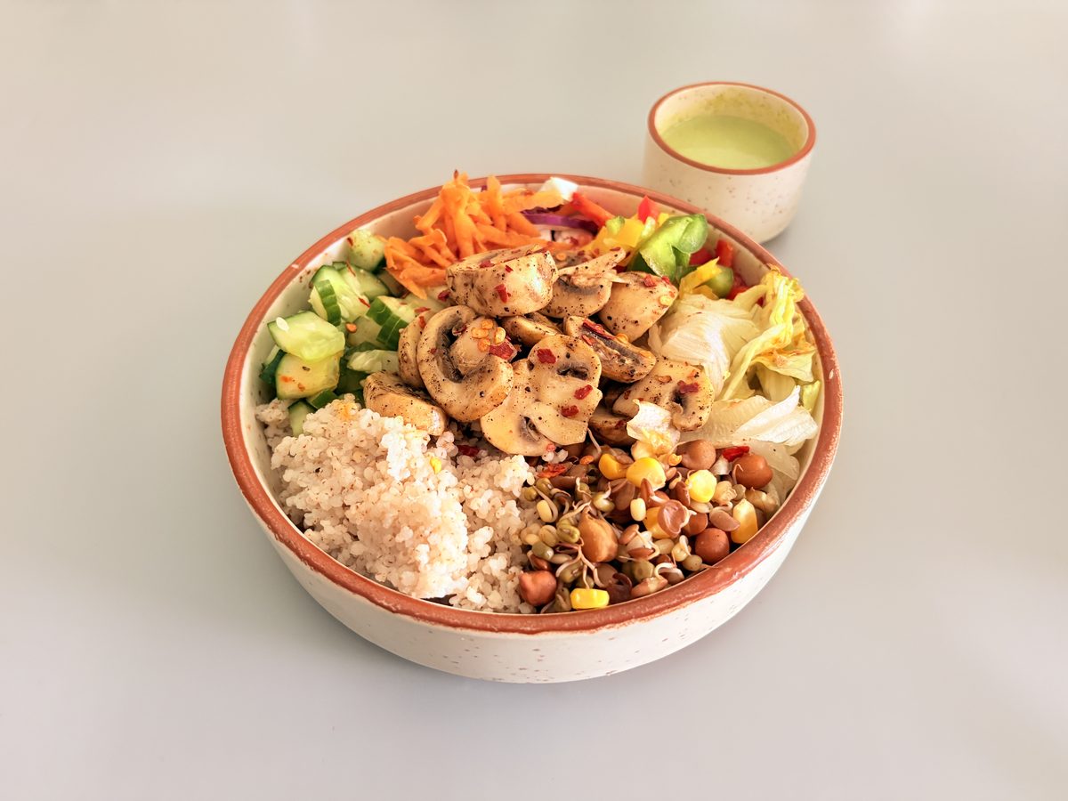 Pepper Mushroom Bowl