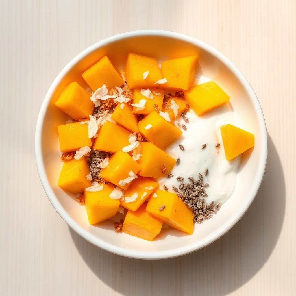 Mango Coconut Overnight Oats
