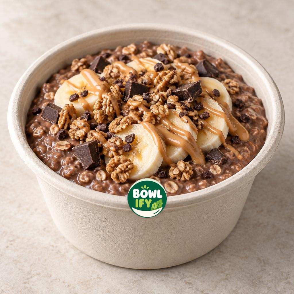 Choco Banana Protein Oats