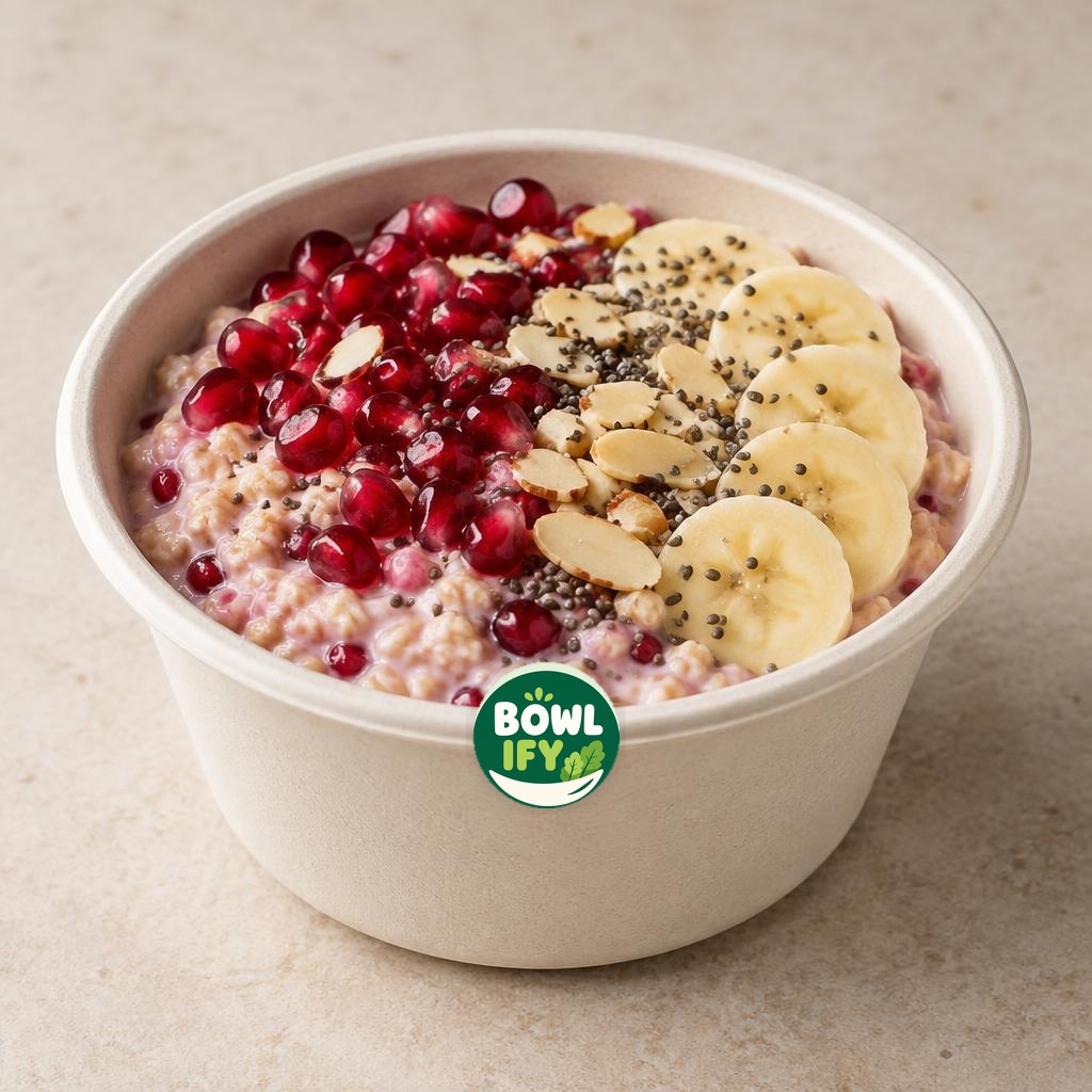 Pomegranate Overnight Oats